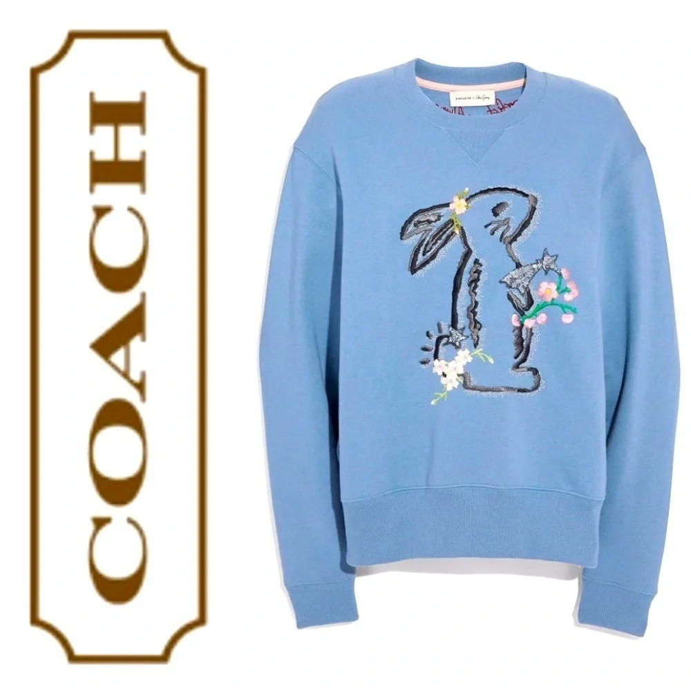 Coach x Selena Gomez bunny sweatshirt S $500- Easter